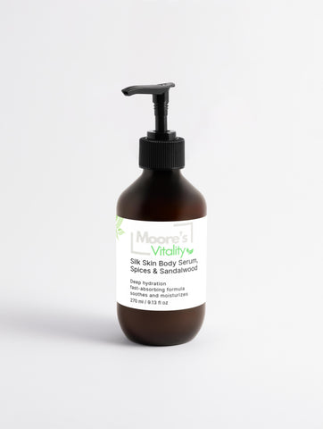 Silk Skin Body Serum, Spices & Sandalwood